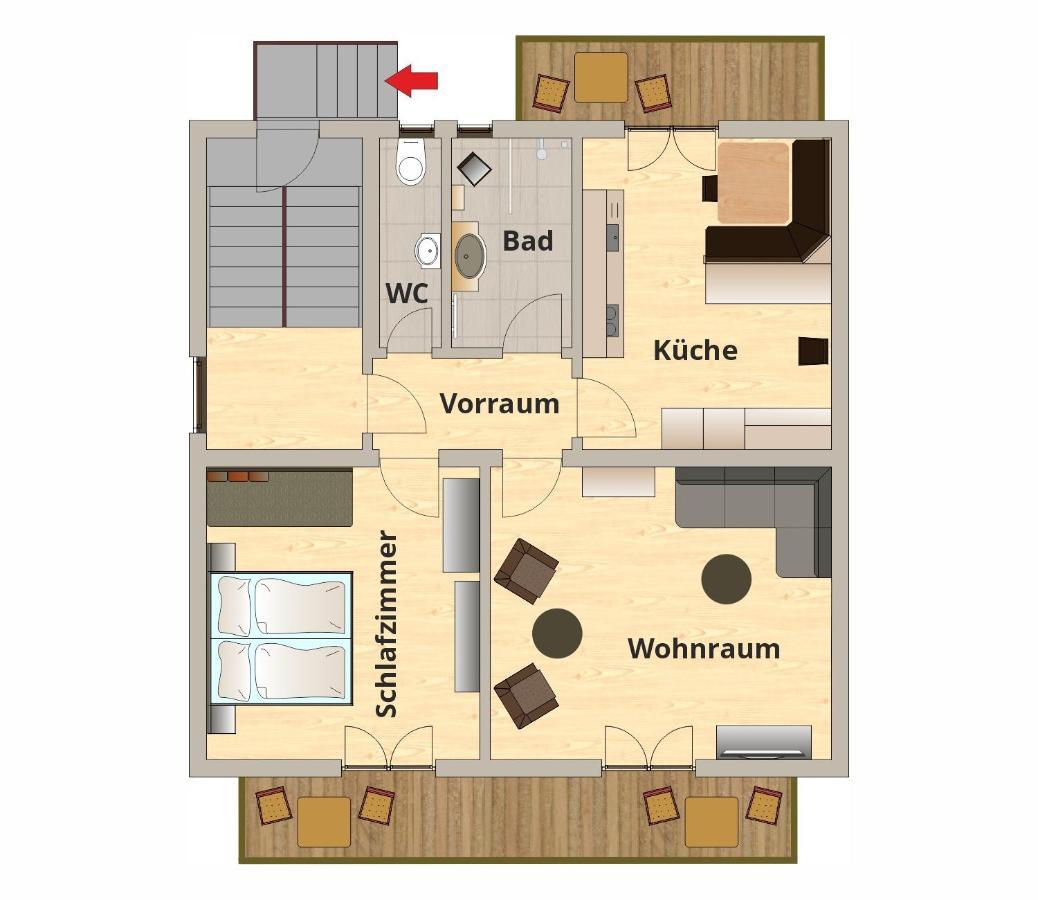 דירות שלאדמינג Haus Schroffenstein מראה חיצוני תמונה